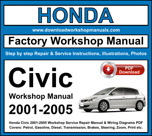 Honda Civic 2001-2005 Workshop Repair Manual Download