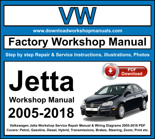 Volkswagen Jetta Workshop Repair Manual Download 2005-2018